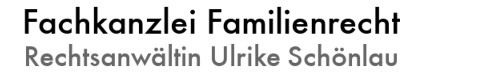 Fachkanzlei Familienrecht Ulrike Schönlau | Münster | Scheidung | Online Scheidung | Anwältin